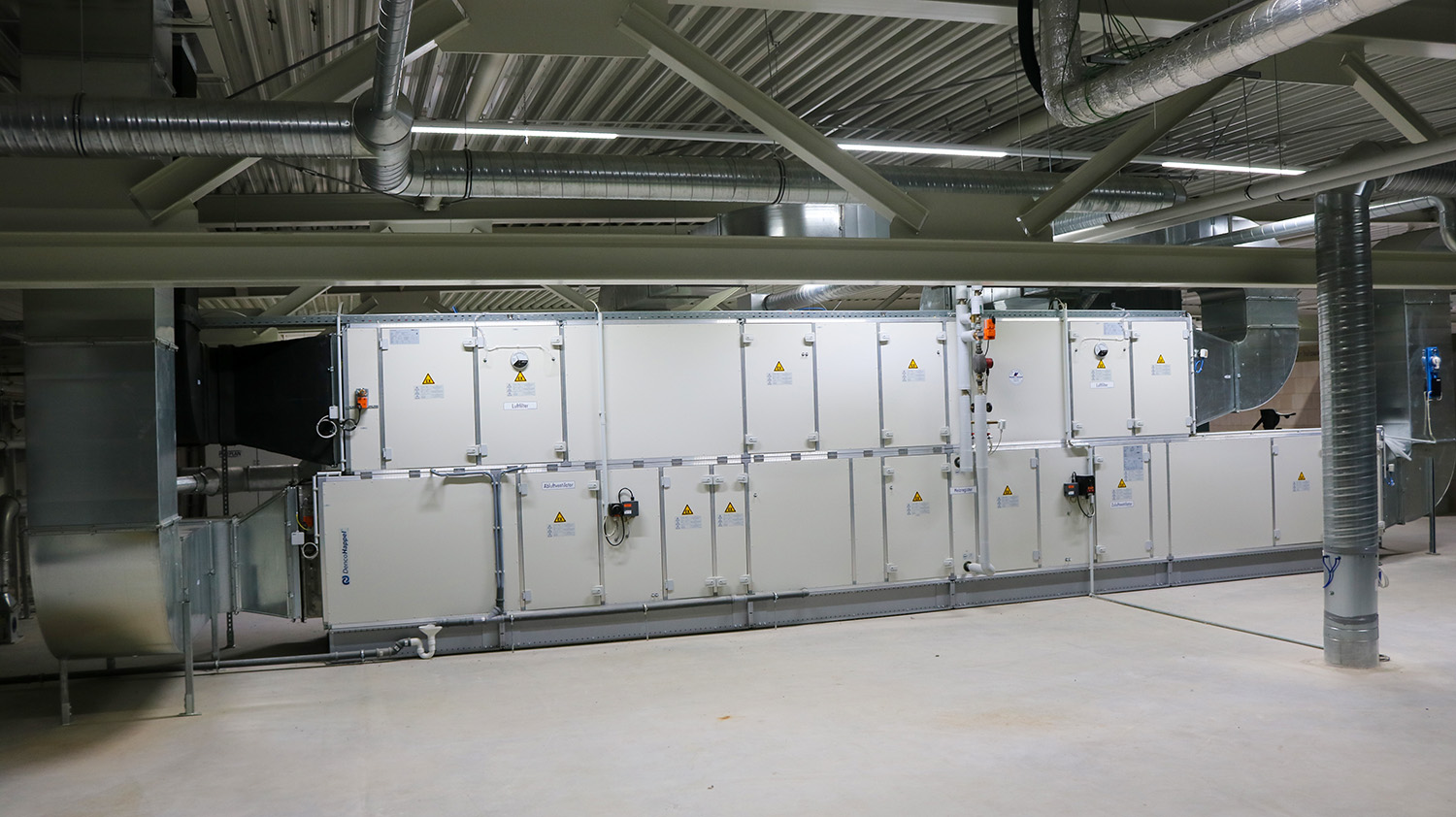 Entfeuchtungsanlage Versuchshalle