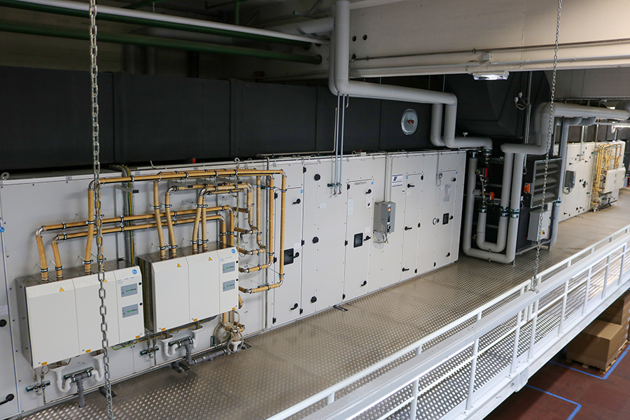 Lüftungzentrale Reinraumfertigung