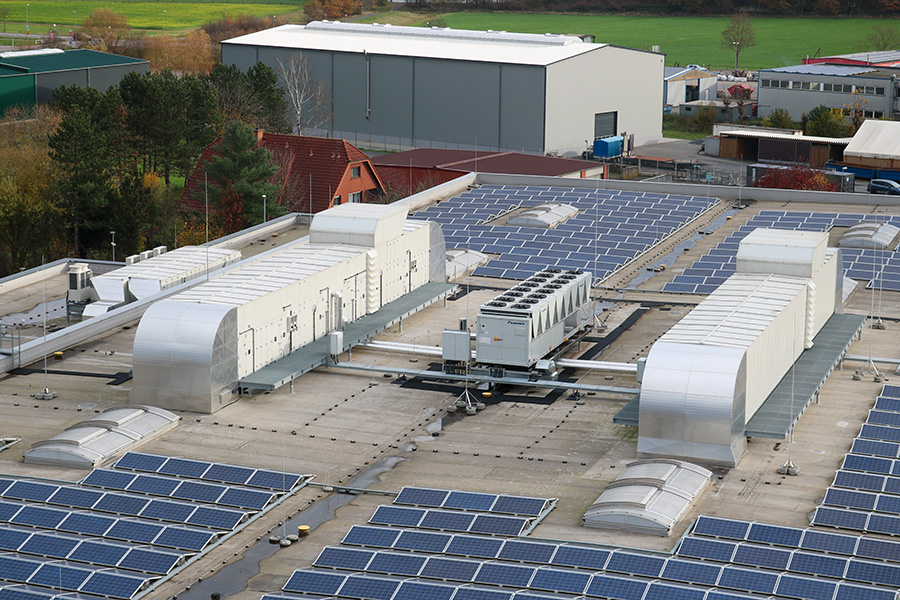 Lüftungsanlage Produktionshalle